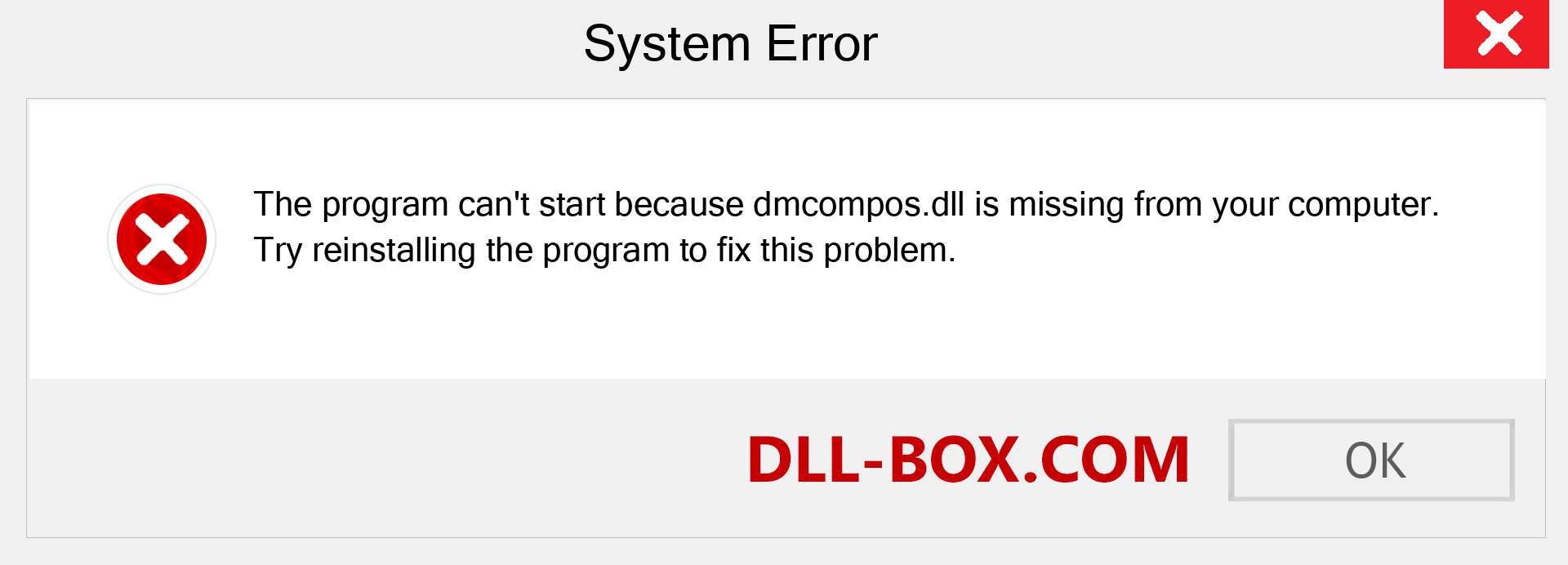  dmcompos.dll file is missing?. Download for Windows 7, 8, 10 - Fix  dmcompos dll Missing Error on Windows, photos, images